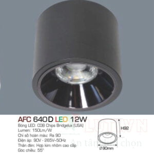 Alternative view of Đèn doWnlight nổi Anfaco Led AFC-640D-12W