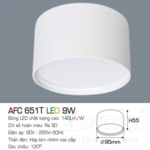 Alternative view of Đèn doWnlight nổi Anfaco Led AFC-651T-9W