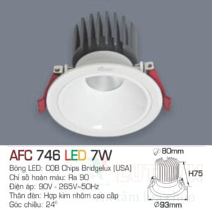 Alternative view of Đèn led doWnlight Anfaco AFC-746-7W