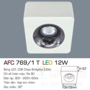 Alternative view of Đèn led ốp trần Anfaco AFC-769/1T-12W