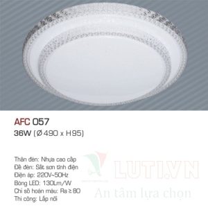 Alternative view of Đèn led ốp trần Anfaco AFC-057-36W-3CĐ