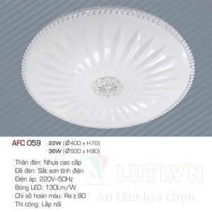 Alternative view of Đèn led ốp trần Anfaco AFC-059-36W-3CĐ