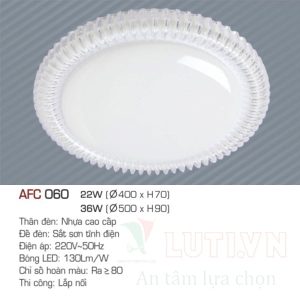 Alternative view of Đèn led ốp trần Anfaco AFC-060-22W-3CĐ