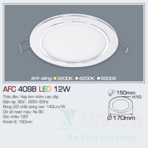 Alternative view of Đèn led Panel Anfaco AFC-409B-12W