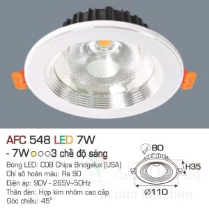 Alternative view of Đèn led DoWnlight Anfaco AFC-548-7W
