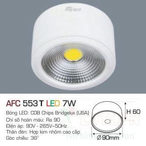 Alternative view of Đèn lon ốp trần nổi Anfaco AFC-553T-7W