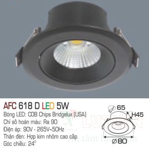 Alternative view of Đèn led DoWnlight Anfaco AFC-618D-5W