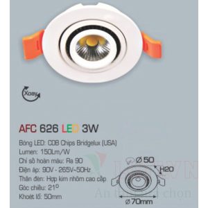 Alternative view of Đèn led ốp trần nổi tròn Anfaco AFC-626-3W