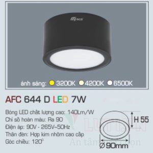 Alternative view of Đèn lon ốp trần nổi Anfaco AFC-644D-7W
