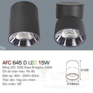 Alternative view of Đèn led ốp Anfaco AFC-645D-15W