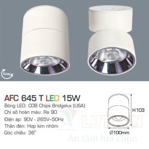Alternative view of Đèn led ốp Anfaco AFC-645T-15W