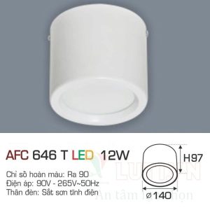 Alternative view of Đèn led ốp Anfaco AFC-646T-12W