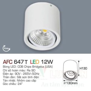 Alternative view of Đèn led ốp Anfaco AFC-647T-12W