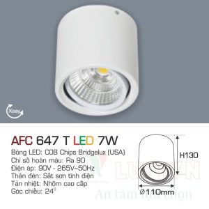 Alternative view of Đèn led ốp Anfaco AFC-647T-7W
