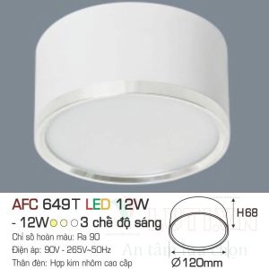 Alternative view of Đèn led ốp Anfaco AFC-649T-12W-3CĐ