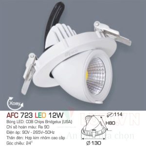 Alternative view of Đèn led âm trần Anfaco AFC-723-12W