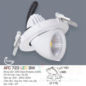 Alternative view of Đèn led âm trần Anfaco AFC-723-9W