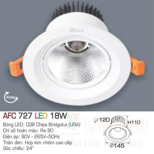 Đèn led âm trần Anfaco AFC-727-18W