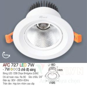 Alternative view of Đèn led doWnlight Anfaco AFC-523-7W-3CĐ