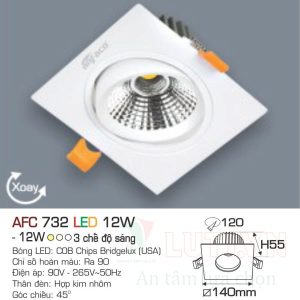 Đèn led DoWnlight Anfaco AFC-732-12W-3CĐ