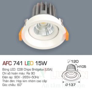 Alternative view of Đèn led DoWnlight Anfaco AFC-741-15W