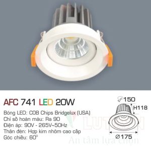 Alternative view of Đèn led DoWnlight Anfaco AFC-741-20W