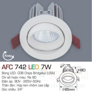 Đèn led doWnlight Anfaco AFC-742-7W