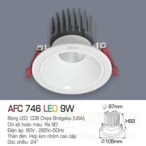 Alternative view of Đèn led doWnlight Anfaco AFC-746-9W
