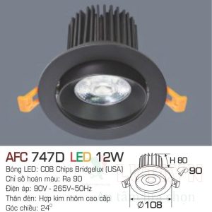 Alternative view of Đèn led doWnlight Anfaco AFC-747D-12W