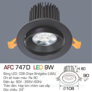 Alternative view of Đèn led doWnlight Anfaco AFC-747D-9W