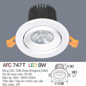 Alternative view of Đèn led doWnlight Anfaco AFC-747T-9W