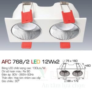 Alternative view of Đèn led DoWnlight Anfaco AFC-768/2-12Wx2