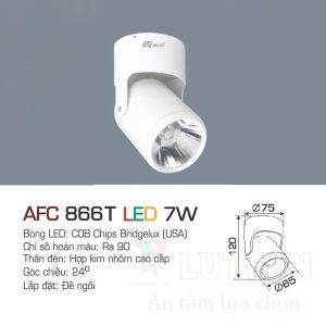 Đèn led chiếu điểm Anfaco AFC-866-7W