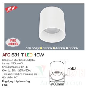 Alternative view of Đèn led lon ốp trần  Anfaco AFC-631T-10W