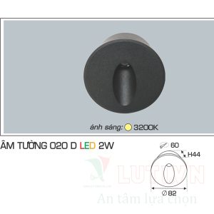 Đèn led âm tường Anfaco AFC-AT-020D-2W