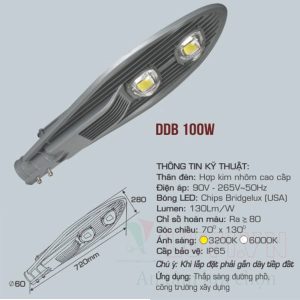 Alternative view of Đèn đường led Anfaco AFC-BBD-100W