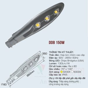 Alternative view of Đèn đường led Anfaco AFC-BBD-150W