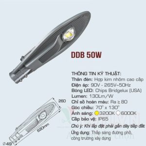 Alternative view of Đèn đường led Anfaco AFC-BBD-50W
