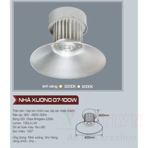 Alternative view of Đèn LED highbay Anfaco AFC-NHÀ XƯỞNG 07-100W
