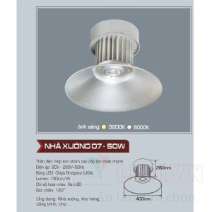 Alternative view of Đèn LED highbay Anfaco AFC-NHÀ XƯỞNG 07-50W