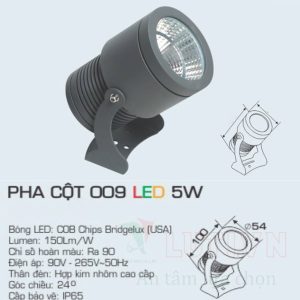 Alternative view of Đèn pha LED Anfaco AFC-PHA CỘT 009-5W