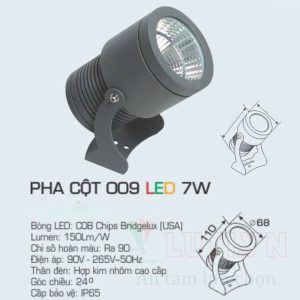 Alternative view of Đèn pha LED Anfaco AFC-PHA CỘT 009-7W