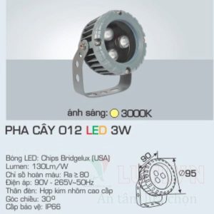 Đèn pha LED Anfaco AFC-PHA CÂY 012-3W