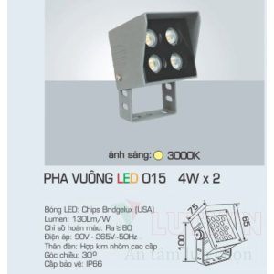 Đèn pha LED Anfaco AFC-PHA VUÔNG 015-4W