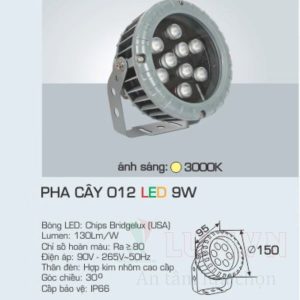 Đèn pha LED Anfaco AFC-PHA CÂY 012-9W
