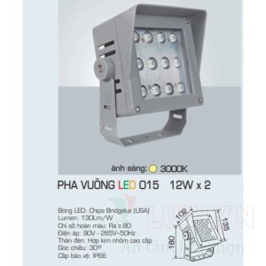 Đèn pha LED Anfaco AFC-PHA VUÔNG 015-12W