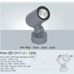 Đèn pha LED Anfaco AFC-PHA CỘT 017-12W