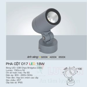Đèn pha LED Anfaco AFC-PHA CỘT 017-18W