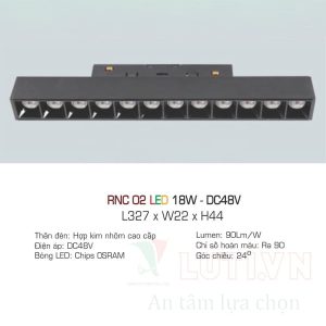 Alternative view of Đèn led ray nam châm Anfaco AFC-RNC-02-18W