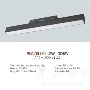 Alternative view of Đèn led ray nam châm Anfaco AFC-RNC-03-12W